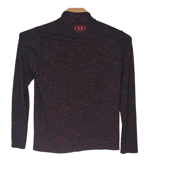 Under Armour Long Sleeve Heatgear Fitted Zipup Pull Over Size LG / G - Picture 2 of 6